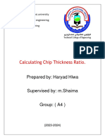 Chip Thickness Ratio 1
