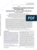 Klein Et Al 2006 Importance of Pollinators in Changing Landscapes For World Crops