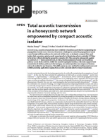 Total Acoustic Transmission in A Honeycomb Network Empowered by Compact Acoustic Isolator