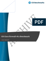 CIS Cisco Firewall v8.x Benchmark v4.2.0 ARCHIVE