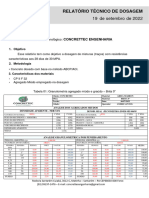 1 - Relatório Técnico de Dosagem