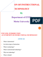 Foundation of Inst - Techn.