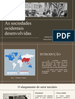 As Sociedades Ocidentais Desenvolvidas