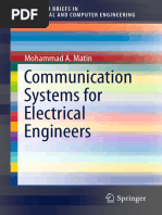 Communication Systems For Electrical Engineers