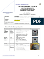 APE 11. Prueba 15kV-100Amp