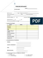 Formatos Postulantes