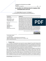 Machine Learning Classifiers For Fall Detection Leveraging LoRa Communication Network