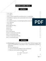 Marking Scheme Code: B: OR B T E