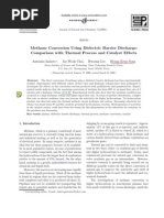 Methane Conversion Using Dielectric Barrier Discharge: Comparison With Thermal Process and Catalyst Ef Fects