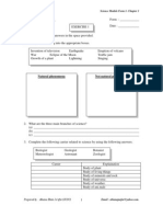 Exercise Introduction To Science