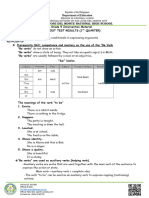 G9 - Intervention Material - Post Test - 1st Quarter - Be Verbs Edited