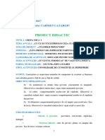 Proiect Didactic Dos Cuvantul Fermecat