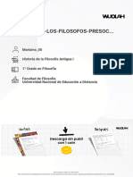 Capitulo 1. Los Filosofos Presocraticos