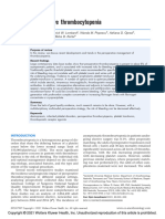 Perioperative Thrombocytopenia.98643