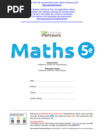 Cahier 5eme Iparcours 2022corrigé