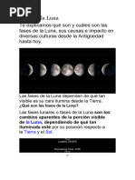 Fases de La Luna