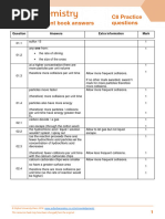 AQA Chem GCSE Combined C8 Practice Answers