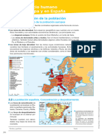 Población España y Europa