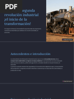 Primera y Segunda Revolucion Industrial El Inicio de La Transformacion