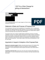 DOT Rule Change Petition - Universal Daylighting