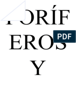 PORÍFEROS