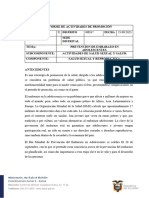 Septiembre Actividades de Promoción Lic. Gabriela Torres