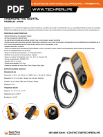 Datasheet Anemometro GM816