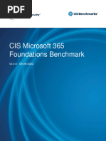 CIS Microsoft 365 Foundations Benchmark v3.0.0