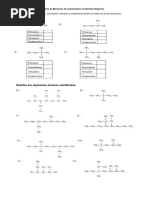 Guía de Ejercicios de Nomenclatura en Química Orgánica