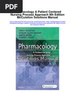 Instant Download Pharmacology A Patient Centered Nursing Process Approach 9th Edition Mccuistion Solutions Manual PDF Full Chapter