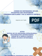 Exposición Intervenciones en Pacientes Con Trastornos Cerebrovasculares