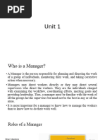 Unit 1 Management 