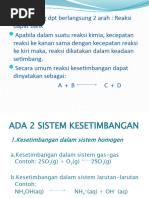 Kesetimbangan Kimia