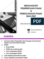 Materi Menghadapi Pemeriksaan Pajak Dan Perencanaan PKP