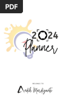 Andik 2024 Year Calendar Planner