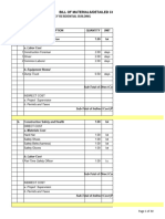 Sample Detailed Cost Estimate