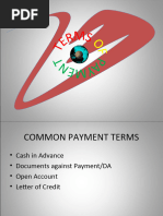 Terms of Payment