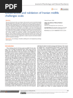 Iranian Midlife Challenges Scale - 2018