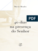 Livro Retiro Quaresmal Canção Nova - 40 Dias Na Presença Do Senhor