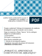 Presentación 2 A - Aspectos Conceptuales y Empíricos Sobre La Terapia Conductual