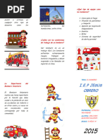 Triptico de Bombero