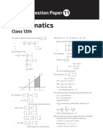 CBSE I Succeed Math 12th SP11