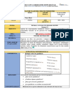 Planificacion Semanal Quinto 5