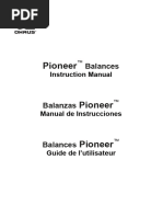 De E 101 Balanza Ohaus Pionneer Manual (EQL 012P)