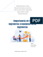 Importancia de La Ingeniería Económica