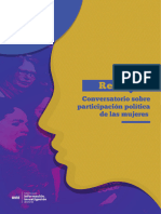 Conversatorio Participacion Politica Mujeres