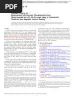 Measurement of Emission Characteristics and Requirements For LED UV-A Lamps Used in Fluorescent Penetrant and Magnetic Particle Testing