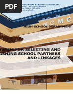 System For Selecting and Establishing School Partners and Linkages