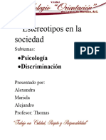 Estereotipos en La Sociedad