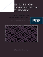 The Rise of Anthropological Theory A History of Theories of Culture by Marvin Harris